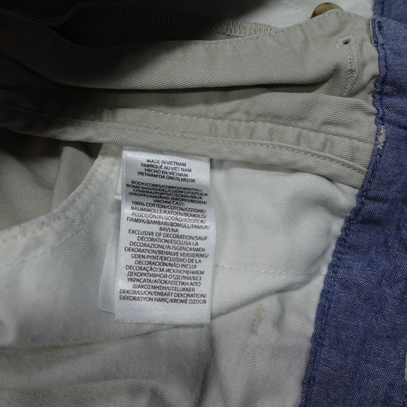 Polo Ralph Lauren Shorts Mens 36 Beige Khaki Chino Mid Rise Relaxed Fit Summer - Picture 8 of 14